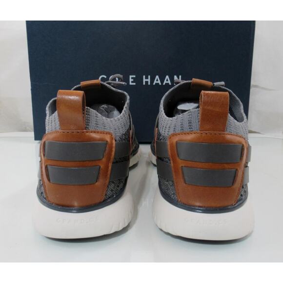 Men's Cole Haan Grand Motion Woven stitchlite Sneakers Shoes Grey - Picture 4 of 8